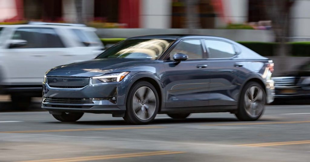 Polestar 2 performance in UAE with 408 hp, dual-motor AWD, and 0-100 km/h acceleration for city and highway driving
