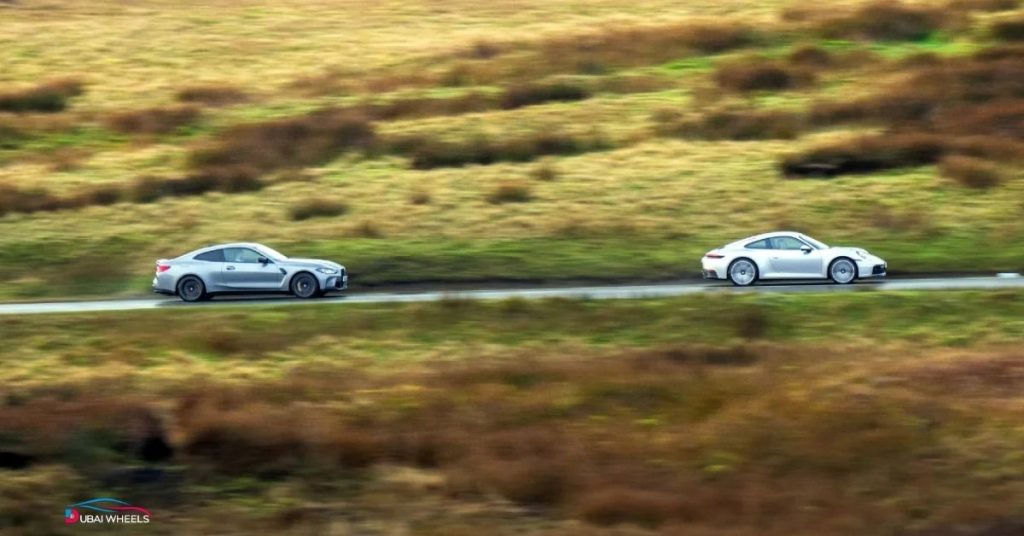 Porsche 911 vs BMW M4 UAE 2026 fuel efficiency and everyday driving comparison on Dubai roads