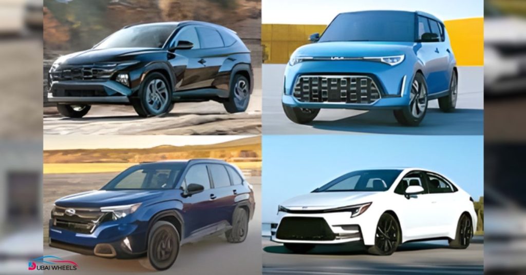 Premium used Korean cars in Dubai featuring Genesis G70 with luxury design and advanced features
