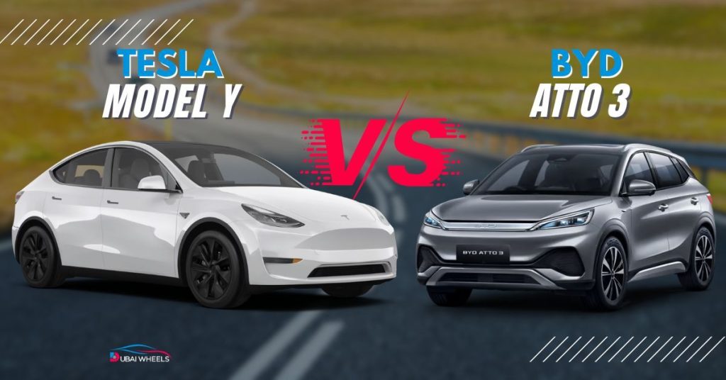 Tesla Model Y vs BYD Atto 3 UAE: High-Tech Performance vs High-Value Electric SUV
