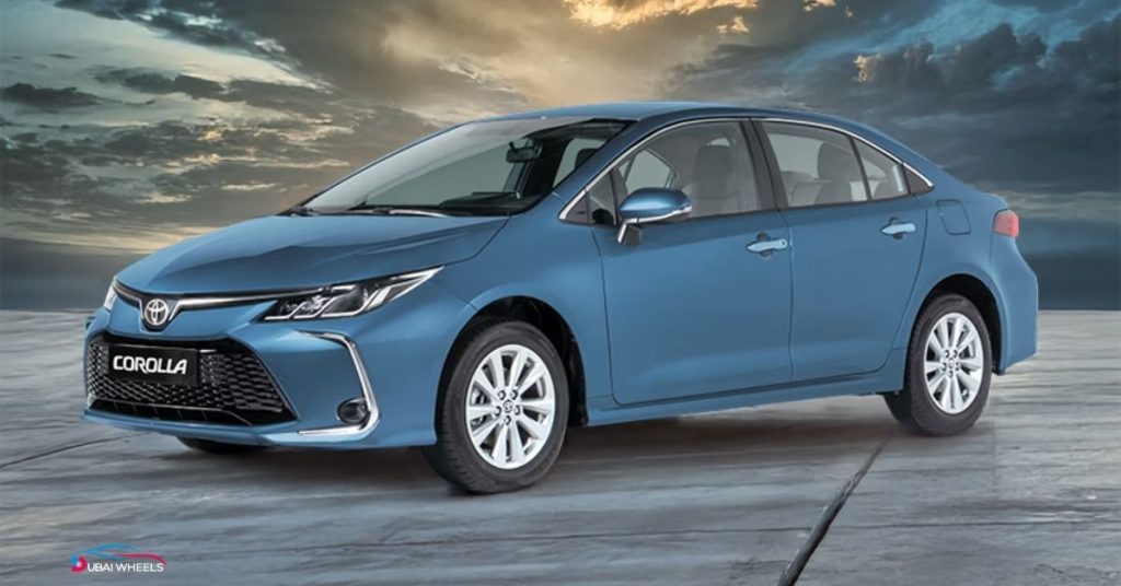 Toyota Corolla petrol sedan engine, performance, and acceleration comparison in UAE driving conditions