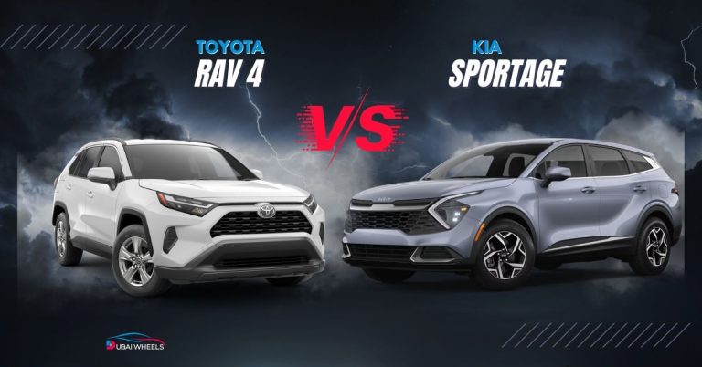 Toyota RAV4 vs Kia Sportage UAE (2026): Price, Specs, Fuel Efficiency & Best Compact SUV Comparison