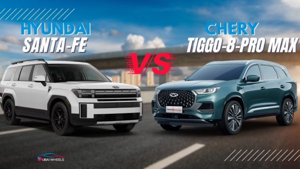 Chery Tiggo 8 Pro vs Hyundai Santa Fe UAE (2026): Price, Specs, Performance & Family SUV Comparison