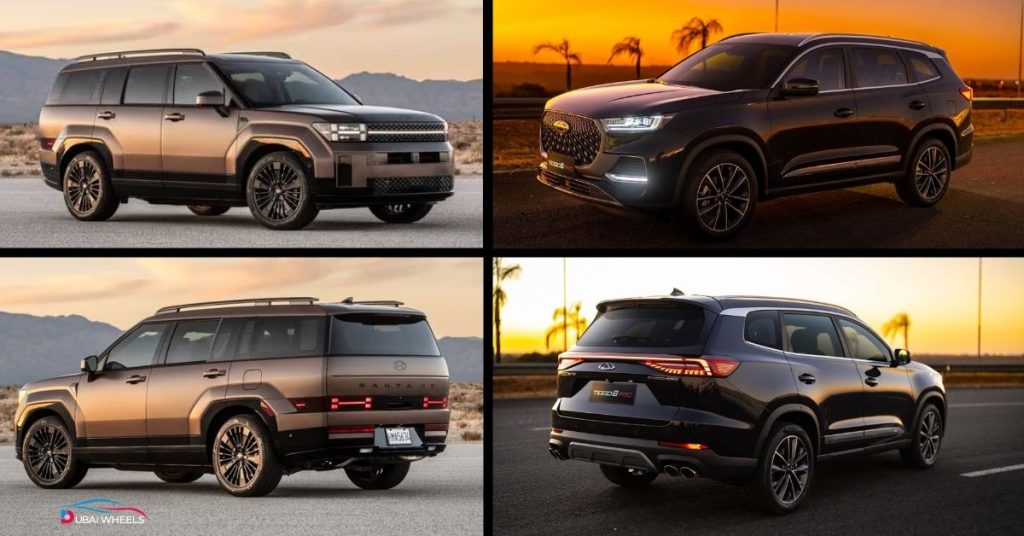 Maintenance and ownership cost comparison of Chery Tiggo 8 Pro vs Hyundai Santa Fe UAE
