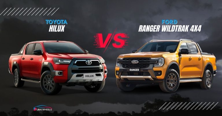Ford Ranger Wildtrak 4X4 vs Toyota Hilux Invincible UAE (2026): Price, Specs & Off-Road Comparison