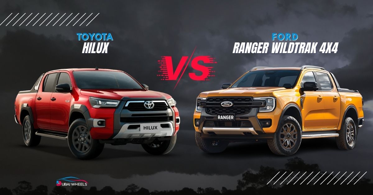 Ford Ranger Wildtrak 4X4 vs Toyota Hilux Invincible UAE (2026): Price, Specs & Off-Road Comparison