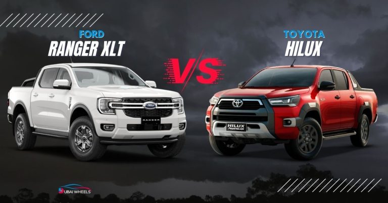 Ford Ranger XLT vs Toyota Hilux UAE: Specs, Mileage, Features & Best Pickup Truck for Desert & City Driving