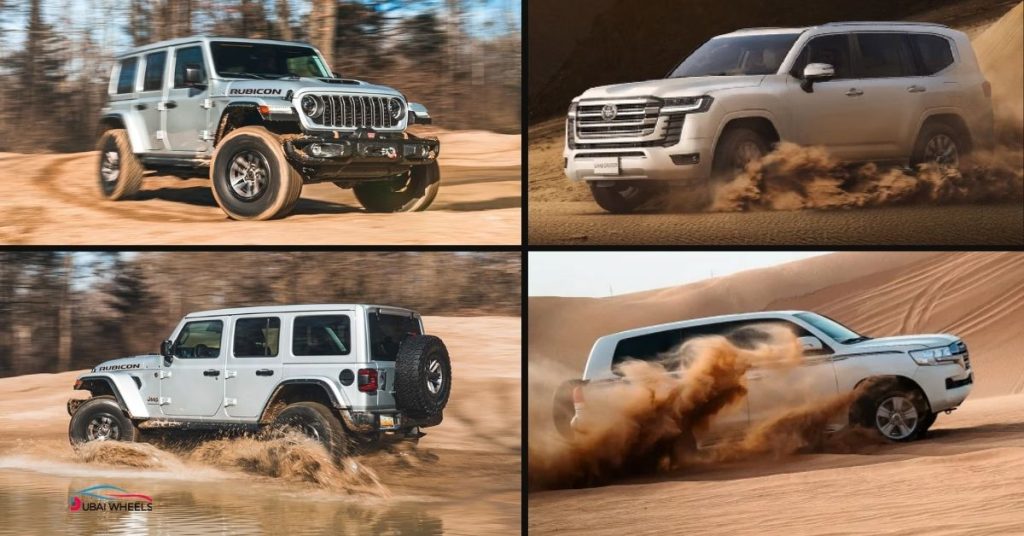 Toyota Land Cruiser vs Jeep Wrangler desert performance UAE