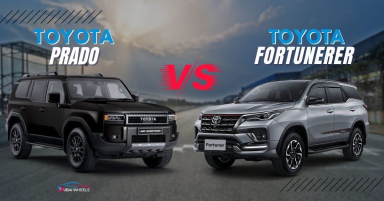 Toyota Prado vs Toyota Fortuner UAE 2026: Price, Specs, Fuel Economy & Best SUV Comparison