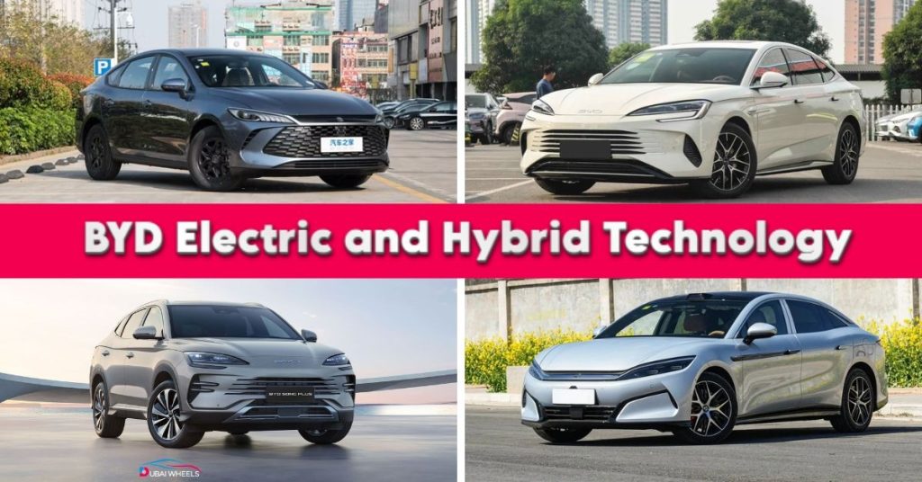 BYD Cars UAE 2026 electric and hybrid technology highlighting Blade Battery, EV charging, and advanced features