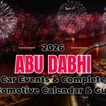 Abu Dhabi Car Events 2026: Complete Automotive Calendar & Guide