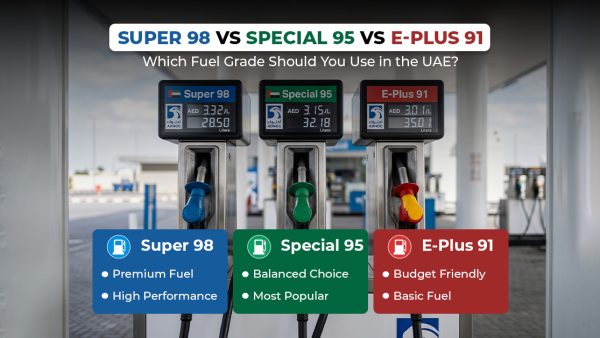 Super 98 vs Special 95 vs E-Plus 91 Petrol: Which Grade Should You Use in the UAE?