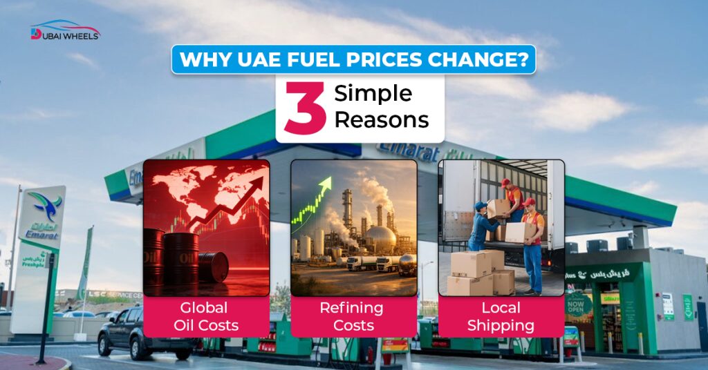 Three factors behind why UAE fuel prices change: global oil costs, refining costs, and fuel transportation