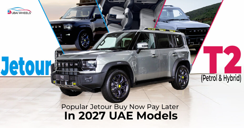 Jetour T2 Petrol and Jetour T2 i-DM hybrid SUV in the UAE showcasing rugged design, hybrid performance, and advanced driving technology.